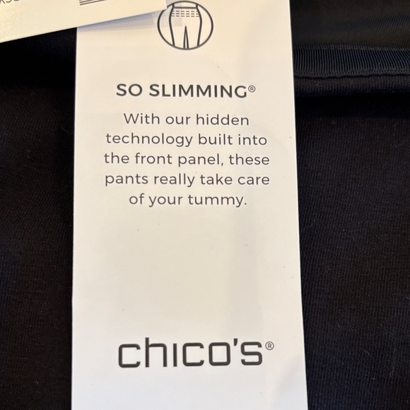 NWT! Chico's Black Zenergy So Slimming Leggings - Picture 9 of 10